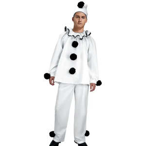 Custom Design Halloween Costume Cute Cartoon Pierrot Clown <b>Mascot</b> in EVA Material for Party and Promotion - Product Image 4