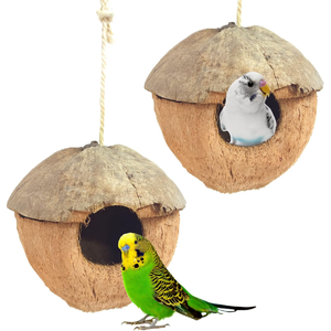 HOT BRAND 2025 COQUILLE DE NOIX DE COCO PET HOUSE/CAGE D'OISEAU avec PRIX CONCURRENTIEL - Product Image 1