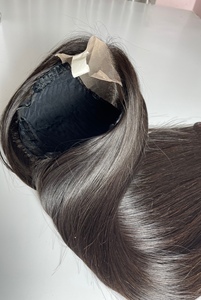 Perruque de cheveux humains naturels brésiliens U Part demi perruques pour femme noire pas cher sans colle 150% densité Remy perruques - Product Image 4