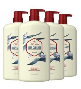 Gel douche pour homme Old Spice Deep Cleanse aux minéraux des grands fonds marins 30 oz (lot de 4) - Product Image 5