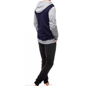 Conjunto Deportivo con Capucha para Hombre, Diseño Moderno, 100% Algodón, con Cierre, para Gimnasio, Entrenamiento, Estilo Urbano - Product Image 6