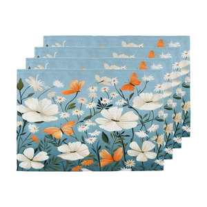 Indian Supplier's Best Quality Pure Cotton Customized Print Restaurant Wedding Party <b>Table</b> Placemat Solid Color - Product Image 6