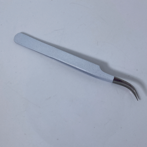 แหนบขนตาปลอมสแตนเลสคุณภาพดีตรงและโค้งแหนบขนตาด้านบนอุปกรณ์ต่อขนตา - Product Image 3