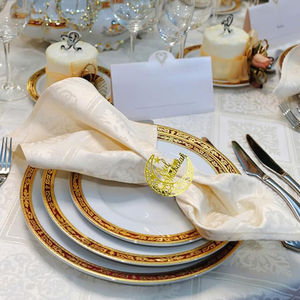 Servilletero decorativo para mesa de comedor islámica, servilleteros de Bismillah, servilletero de Metal de calidad de lujo para accesorio de decoración Eid - Product Image 6