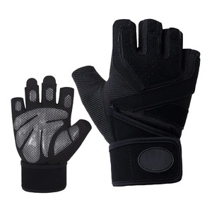 Guantes de fitness para gimnasio con logotipo personalizado de alta calidad al por mayor por buen fabricante, nuevo estilo, el mejor Material, cuero de baja tasa - Product Image 2