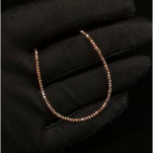 Faceted Rondelle Diamond Beads <b>Bracelet</b> <b>Red</b> Diamond Bangle - Product Image 1