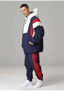 Survêtements d'hiver pour hommes, écologiques, à capuche, imprimés unis, avec tissu extensible dans les quatre sens et respirant - Product Image 4