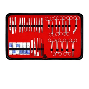 Kit de laboratoire de biologie pour étudiants en médecine vétérinaire, ensemble de dissection anatomique, instruments chirurgicaux réutilisables en acier inoxydable, dissection d'oiseaux - Product Image 1