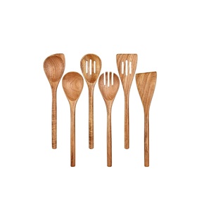 Antique Wood Dinner Spoon Solid Quality Handmade <b>Product</b> Home Party Dinner Ware Spoon <b>Flat</b> Ware Spoon Wholesale Supplier - Product Image 4