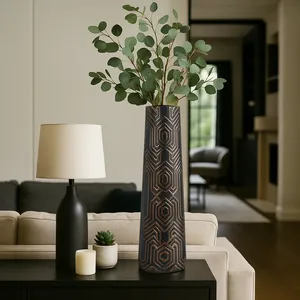 Vase à fleurs élégant de luxe de conception côtière en fer de qualité supérieure, fait à la main, écologique, Zahid Exports - Product Image 6