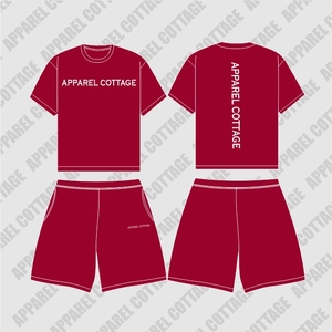 Conjunto de traje de Jogger de dos piezas Unisex de algodón 100% con camiseta cortavientos y pantalones cortos de secado rápido bordado transpirable logotipo personalizado - Product Image 4