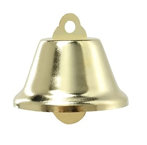 Campana de árbol de Navidad de latón de lujo de alta calidad, colgante pequeño hecho a mano, caja de decoraciones artesanales de tamaño personalizado, embalaje a granel con cuentas - Product Image 5