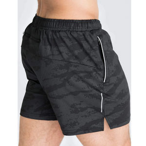 Custom Logo <b>Men's</b> Sports Activewear Gym <b>Shorts</b> Sustainable Split Hem <b>5</b> <b>Inch</b> <b>Inseam</b> Workout Athletic Waistband Sustainable Design - Product Image 3