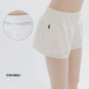 Shorts de Yoga 2 en 1 con Forro de Compresión Incorporado, Bolsillo con Cremallera, Shorts Ligeros para Correr, Fabricante OEM ODM Personalizado - Product Image 5