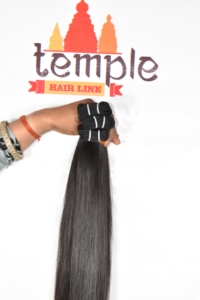 100% Raw Cutícula sin procesar Alineada Estilo de onda profunda Natural Negro Origen vietnamita Extensiones de cabello humano Tipo de cabello indio - Product Image 5