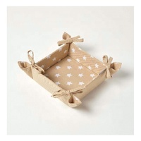 100% sac à pain en toile de coton pur panier de rangement polyvalent certifié GOTS pour les aliments secs et le pain naturel non blanchi