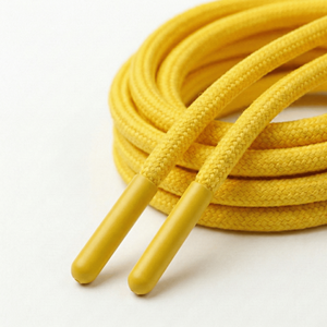 Custom Logo Eco-Friendly Braided Drawstring Cord | Round Polyester/Cotton for Garments & Bags, Waxed Finish, Aglet Tips OEM Bulk - Product Image 5