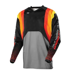 Top-Trend beliebtesten Design Männer MX Dirt Racing Trikot zu weniger Preis niedrigen MOQ Sublimation druck mehrfarbige MX-Shirts