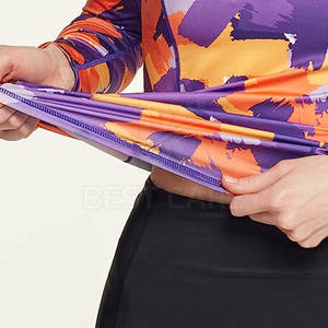 Mejor calidad Plain MMA Rash Guard manga larga Rush Guard para mujeres transpirable Rash Guard elegante Rash Gurads - Product Image 6