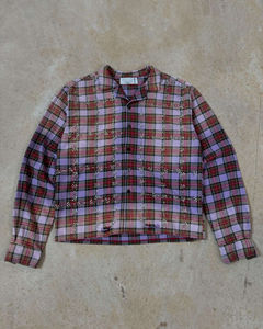 T-shirt d'hiver 100% coton, personnalisé, de haute qualité, coupe ample, manches longues avec col montant, imprimé en flanelle - Product Image 1