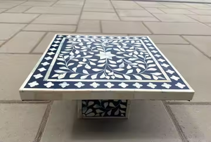 Présentoir à dessert carré écologique incrusté d'os personnalisé pour décoration de fête d'anniversaire - Product Image 6