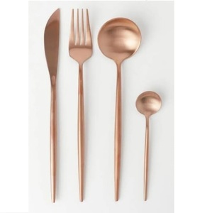 Large Marketing Unique Design Spoon Fork Set Cutlery Dinner Table Utensils <b>Tabletop</b> Appliance Flatware Set - Product Image 2