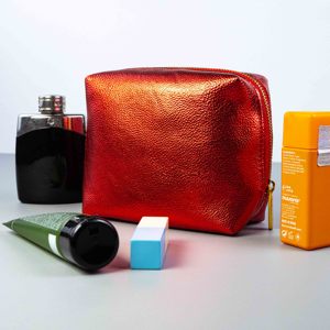 Sac cosmétique léger en PU avec fermeture éclair, qualité usine ISO BSCI, tendance, pratique pour les voyages, couleur et taille personnalisables - Product Image 6