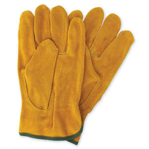 Gants de conducteur en cuir fendu d'extérieur confortables et robustes pour le jardinage et le soudage Mitaines de sécurité pour les conducteurs et les travailleurs - Product Image 3