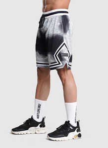 กางเกงขาสั้นผ้าตาข่ายระบายอากาศแห้งเร็วสำหรับผู้ชายกางเกงเข้ายิมสองชั้นสำหรับออกกำลังกาย - Product Image 4