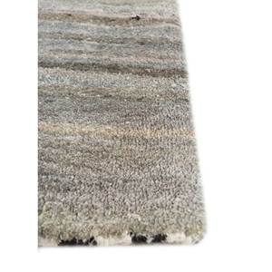 Alfombra de Seda Azul Freedom Manchaha Anudada a Mano con Patrón Geométrico para Decoración de Sala de Estar, Pasillo, Habitación Juvenil, 9x12 - Alfombras Jaipur US - Product Image 4