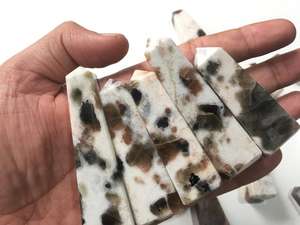 Torre de Cristal de Piedra Lunar Polarizada, Obelisco Tallado a Mano, Gema Curativa de Feng Shui para Decoración del Hogar, Regalo - Product Image 5