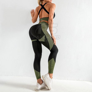 Ropa de Gimnasio, Conjunto de Yoga Personalizado, Nuevo Diseño, Logotipo Personalizado, Conjunto de Yoga para Mujer de Secado Rápido - Product Image 2