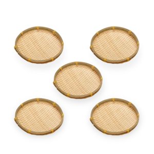 Vente en gros de paniers de rangement en bambou naturel tissé à la main panier de légumes rustique style vietnamien disponible pour achat en gros - Product Image 5