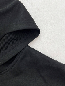 Conjunto Deportivo de Pantalones Deportivos Anchos y Sudadera con Capucha y Cremallera, Estampado Urbano, con Pedrería, Lavado Ácido, Algodón, Diseño Gráfico Personalizado, Desteñido, para Hombre - Product Image 2