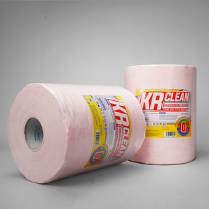 Krclean Chiffons de nettoyage industriels écologiques de haute qualité Serviettes de lavage de voiture sur rouleau Lingettes pour salle blanche de l'usine du Vietnam - Product Image 2