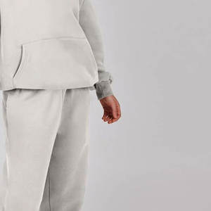 Conjunto de pantalones de dos piezas para mujer, ropa de mujer 2025, conjuntos de joggers de entrenamiento, chándales de algodón personalizados para mujer, Sudadera con capucha y bolsillo - Product Image 6