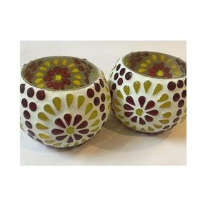 Factory Antique Mosaic Glass <b>Candle</b> Holder <b>Cheap</b> Tealight Holder Glass <b>Candle</b> Holder for Wedding Decorative - Product Image 6