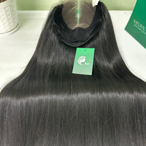 Perruques et extensions de cheveux vierges brutes alignées sur des cuticules Perruques humaines vietnamiennes Perruque de cheveux humains en dentelle originale Silky Wave - Product Image 2