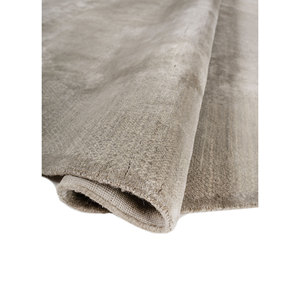 Alfombra Kavi Azul de Lana y Viscosa Anudada a Mano, Color Sólido, Modelo Esk-1581 para Uso Doméstico - Product Image 2