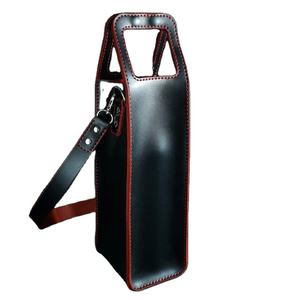 Bolsa de Vino de Cuero de Primera Calidad, Impermeable, Lista para Regalo, Elegante y Personalizable, Porta Botellas para Celebraciones - Product Image 1