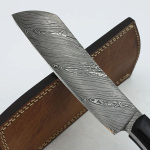 Cuchillo de Caza y Bowie Hecho a Mano de Acero Inoxidable con Alto Contenido de Carbono, con Borde Dentado, para Campismo al Aire Libre y Personalización OEM - Product Image 2