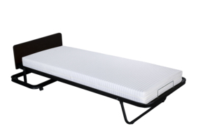 EVERGREENWEB Lit simple pliant vertical 80x190 cm avec matelas en mousse à mémoire de forme de 12 cm, oreiller inclus, housse amovible, sommier à lattes en bois - Product Image 5