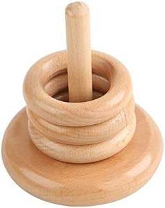 Discos de Agarre Montessori Modernos de 3 Metales con Eje Vertical, Juguete Sensorial Grabado e Impreso y Regalo Artesanal para Bebés e Infantes - Product Image 6