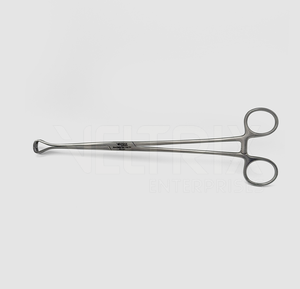 Babcock เครื่องมือผ่าตัดสแตนเลสสตีล24ซม., แหล่งจ่ายไฟด้วยมือคีมหนีบจับเนื้อเยื่อลำไส้ VE-SI-047การรับรอง CE - Product Image 4