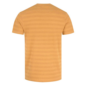 T-shirt Camo élégant pour hommes Design de mode d'été à séchage rapide avec haut tricoté à manches courtes à imprimé rayé multicolore - Product Image 2