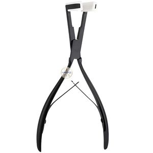 Pinzas de Sellado para Extensiones de Cabello con Cinta Adhesiva de Acero Inoxidable con Superficie Plana Negra para Mujeres (Uso Doméstico) - Product Image 1