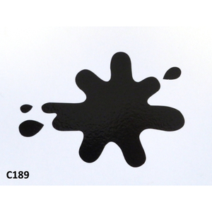 Pegatina con diseño de salpicaduras de tinta para Legshield Lambretta GP DL 125, 150 y 200 - Product Image 1