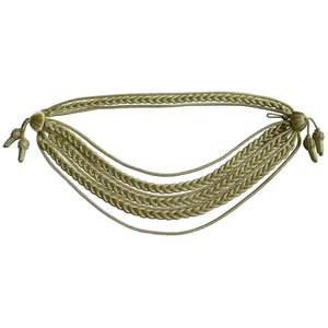 High Quality <b>Lanyard</b> Sweden Pure White Tassels Gold-colored Classic Cord Design Polyester Aiguillette Ornamental Personal - Product Image 4