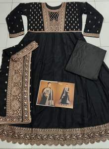 Diwali spécial femmes anarkali robe style indien pakistanais prêt à porter salwar costume robe OEM du Pakistan - Product Image 3