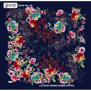 Reyyan İpek Bufandas y chales tradicionales Yazma Modelo 3 en Renk 69 - Product Image 1